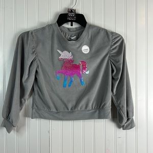 Epic Threads Girls Size M Unicorn Top: Long Sleeve, Stylish & Comfy
